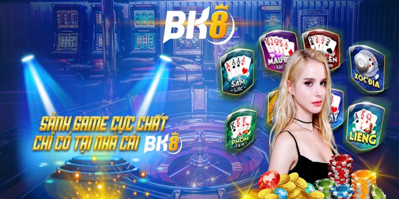 Tại casino Bk8, anh em sẽ khám phá được một loạt các game đặt cược hấp dẫn nhất